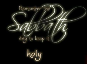 sabbath holy